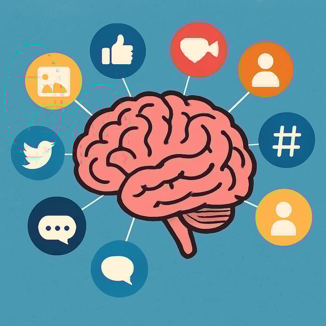 brain social media