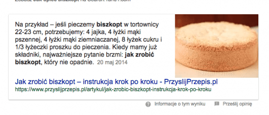 Przykład paragrafu we fragmentach z odpowiedzią