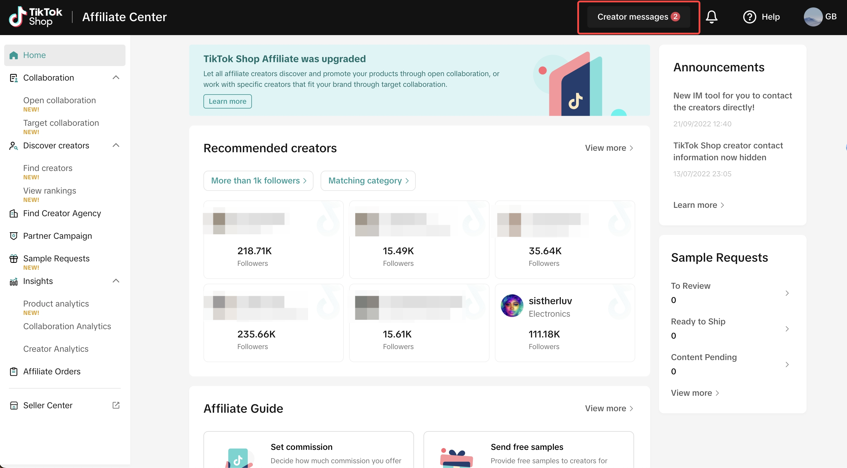 TikTok Affiliate Center 20260624