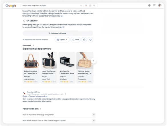 ads in ai mode