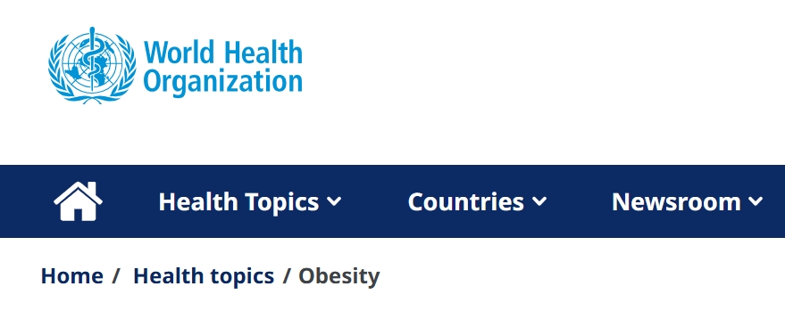 breadcrumbs na stronie who